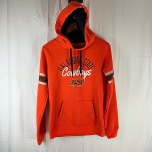 Oklahoma State Cowboys J. America Hoodie Women M Orange Collegiate Sweatshirt